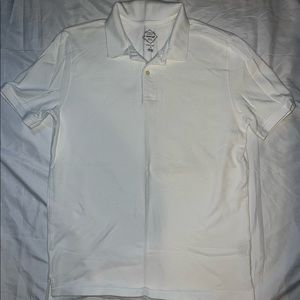 Mens White Poli Shirt
